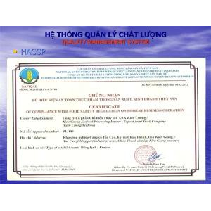 Công Ty CP Chế Biến Thủy Sản XNK Kiên Cường